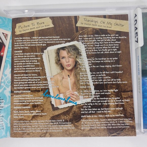 Taylor Swift Self Titled Audio CD (2006) Original BMR 120702 Uncensored Lyrics - Picture 3 of 7